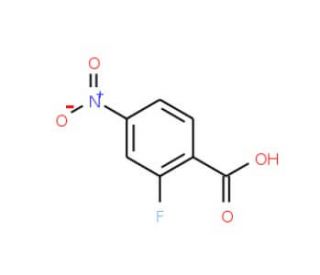 2-Fluoro-4-nitrobenzoic acid (CAS 403-24-7) - chemical structure image