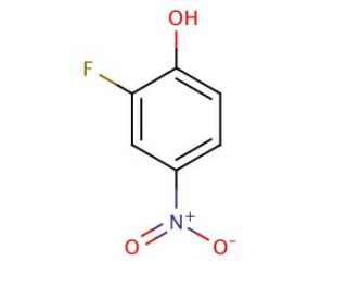 2-Fluoro-4-nitrophenol (CAS 403-19-0) - chemical structure image