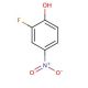 2-Fluoro-4-nitrophenol (CAS 403-19-0) - chemical structure image