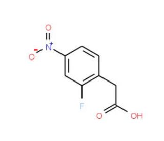 2-Fluoro-4-nitrophenylacetic acid - chemical structure image