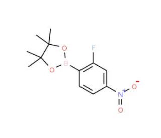 2-Fluoro-4-nitrophenylboronic acid, pinacol ester (CAS 1073353-89-5) - chemical structure image