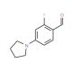2-Fluoro-4-pyrrolidin-1-yl-benzaldehyde - chemical structure image