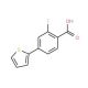 2-fluoro-4-thien-2-ylbenzoic acid - chemical structure image