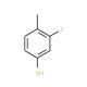 2-Fluoro-4-thiotoluene (CAS 64359-35-9) - chemical structure image