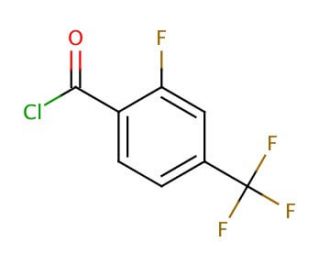 2-Fluoro-4-(trifluoromethyl)benzoyl chloride (CAS 126917-10-0) - chemical structure image