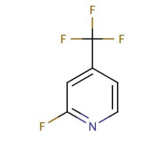 2-Fluoro-4-trifluoromethyl-pyridine (CAS 118078-66-3) - chemical structure image