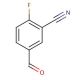 2-Fluoro-5-formylbenzonitrile (CAS 218301-22-5) - chemical structure image