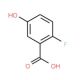 2-Fluoro-5-hydroxybenzoic acid (CAS 51446-30-1) - chemical structure image