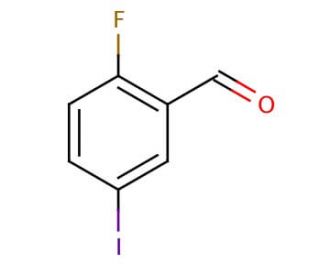 2-Fluoro-5-iodobenzaldehyde (CAS 146137-76-0) - chemical structure image