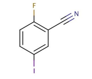 2-Fluoro-5-iodobenzonitrile (CAS 351003-36-6) - chemical structure image