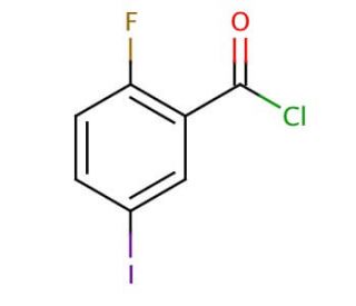2-Fluoro-5-iodobenzoyl chloride (CAS 186584-73-6) - chemical structure image