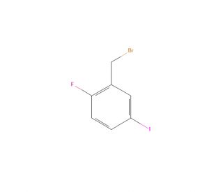 2-Fluoro-5-iodobenzyl bromide (CAS 442910-33-0) - chemical structure image