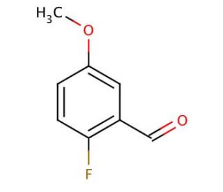 2-Fluoro-5-methoxybenzaldehyde (CAS 105728-90-3) - chemical structure image