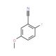 2-Fluoro-5-methoxybenzonitrile (CAS 127667-01-0) - chemical structure image