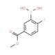 2-Fluoro-5-(methoxycarbonyl)phenylboronic acid (CAS 850568-04-6) - chemical structure image