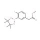 2-Fluoro-5-(methoxycarbonylmethyl)phenylboronic acid, pinacol ester (CAS 944317-66-2) - chemical structure image