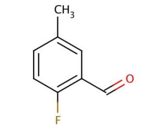 2-Fluoro-5-methylbenzaldehyde (CAS 93249-44-6) - chemical structure image