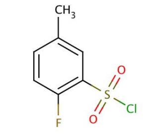 2-Fluoro-5-methylbenzenesulfonyl chloride (CAS 870704-14-6) - chemical structure image