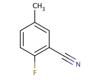 2-Fluoro-5-methylbenzonitrile (CAS 64113-84-4) - chemical structure image