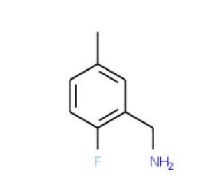 2-Fluoro-5-methylbenzylamine - chemical structure image