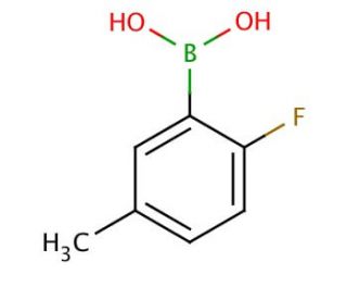 2-Fluoro-5-methylphenylboronic acid (CAS 166328-16-1) - chemical structure image