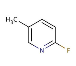 2-Fluoro-5-methylpyridine (CAS 2369-19-9) - chemical structure image