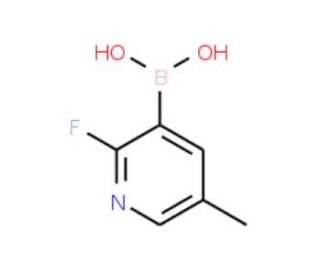 2-Fluoro-5-methylpyridine-3-boronic acid (CAS 1072952-45-4) - chemical structure image