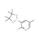 2-Fluoro-5-methylpyridine-3-boronic acid, pinacol ester (CAS 1073371-96-6) - chemical structure image