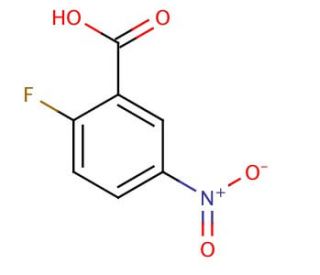 2-Fluoro-5-nitrobenzoic acid (CAS 7304-32-7) - chemical structure image