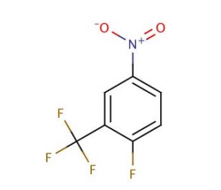 2-Fluoro-5-nitrobenzotrifluoride (CAS 400-74-8) - chemical structure image