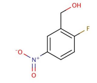 2-Fluoro-5-nitrobenzyl alcohol (CAS 63878-73-9) - chemical structure image