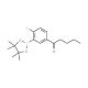 2-Fluoro-5-pentanoylphenylboronic acid, pinacol ester (CAS 1150271-37-6) - chemical structure image