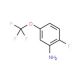 2-Fluoro-5-(trifluoromethoxy)aniline (CAS 116369-23-4) - chemical structure image