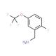2-Fluoro-5-(trifluoromethoxy)benzylamine (CAS 886498-13-1) - chemical structure image