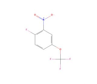 2-Fluoro-5-(trifluoromethoxy)nitrobenzene (CAS 124170-06-5) - chemical structure image