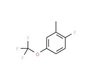 2-Fluoro-5-(trifluoromethoxy)toluene (CAS 86256-57-7) - chemical structure image