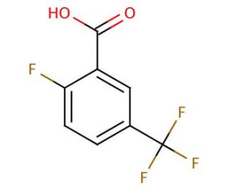 2-Fluoro-5-(trifluoromethyl)benzoic acid (CAS 115029-23-7) - chemical structure image