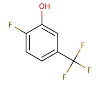 2-Fluoro-5-(trifluoromethyl)phenol (CAS 141483-15-0) - chemical structure image