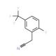 2-Fluoro-5-(trifluoromethyl)phenyl-acetonitrile (CAS 220227-59-8) - chemical structure image