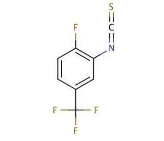 2-Fluoro-5-(trifluoromethyl)phenyl isothiocyanate (CAS 302912-40-9) - chemical structure image