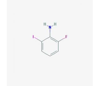 2-Fluoro-6-iodoaniline - chemical structure image
