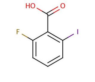2-Fluoro-6-iodobenzoic acid (CAS 111771-08-5) - chemical structure image