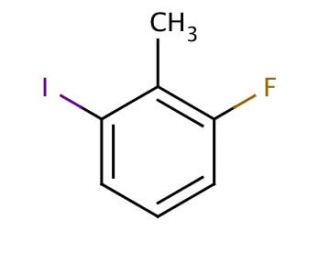 2-Fluoro-6-iodotoluene (CAS 443-85-6) - chemical structure image