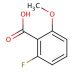 2-Fluoro-6-methoxybenzoic acid (CAS 137654-21-8) - chemical structure image