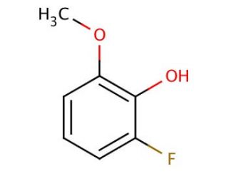 2-Fluoro-6-methoxyphenol (CAS 73943-41-6) - chemical structure image