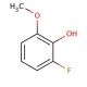 2-Fluoro-6-methoxyphenol (CAS 73943-41-6) - chemical structure image
