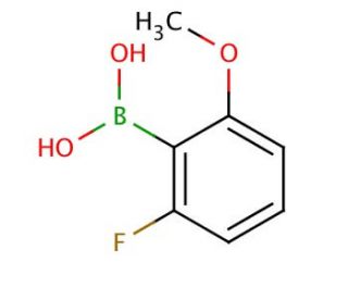 2-Fluoro-6-methoxyphenylboronic acid (CAS 78495-63-3) - chemical structure image