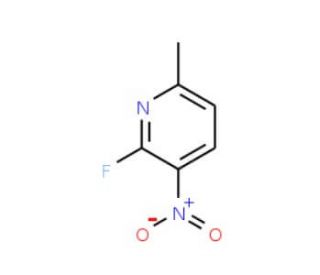 2-Fluoro-6-methyl-3-nitropyridine (CAS 19346-45-3) - chemical structure image