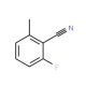 2-Fluoro-6-methylbenzonitrile (CAS 198633-76-0) - chemical structure image