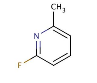 2-Fluoro-6-methylpyridine (CAS 407-22-7) - chemical structure image